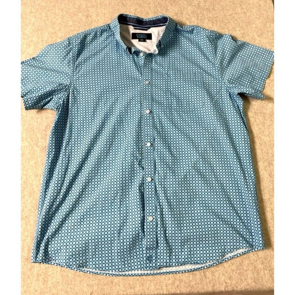 Cody James Other - NWOT Cody James Core Shirt Large Teal Geometric Western Button Down Cowboy